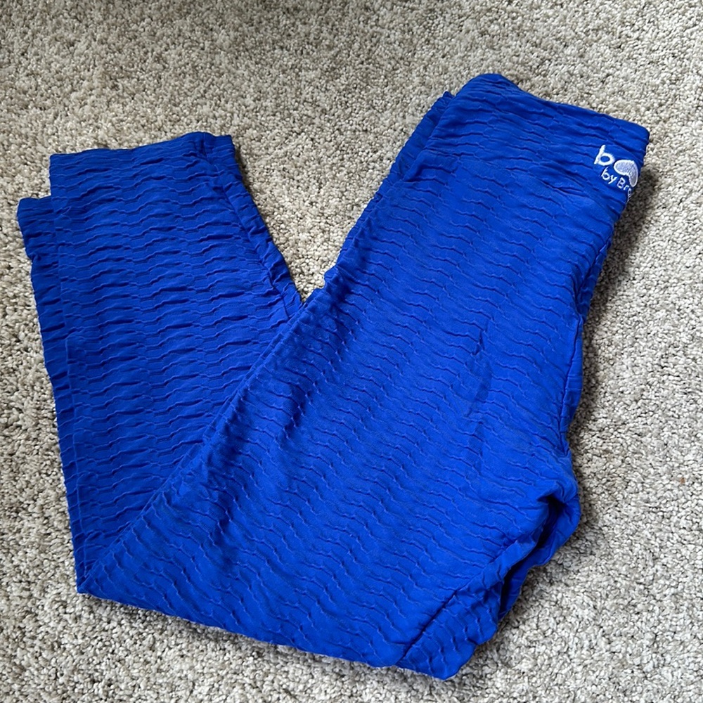 Booty By Brabants Blue Workout Capris (One Size Fits Most)